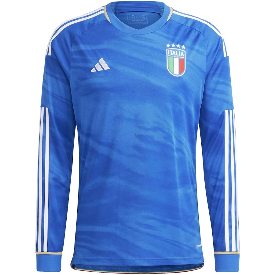 Maillot Italie Manches Longues Homme Domicile 2024 Foot Sport