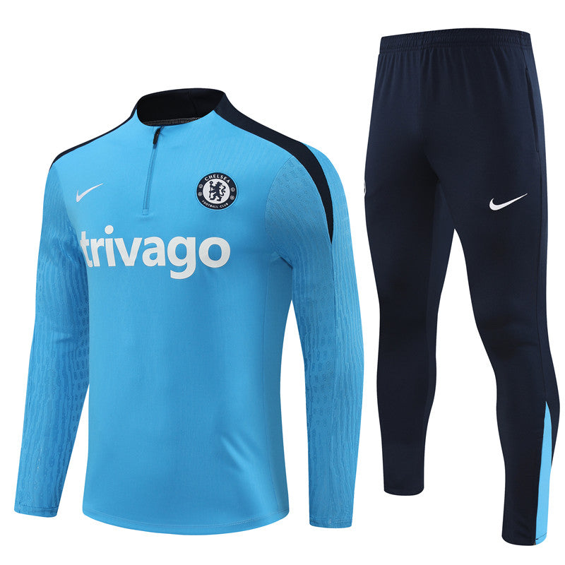 Survêtement Chelsea Homme Bleu Clair 2024 2025 Foot Sport