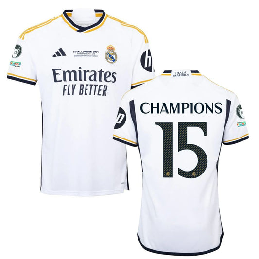 Maillot Real Madrid Champions League 15th 2024 Homme