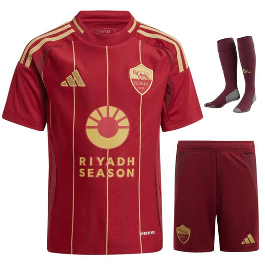 Maillot-Kit-Enfant-AS-Roma-Domicile-2024-2025