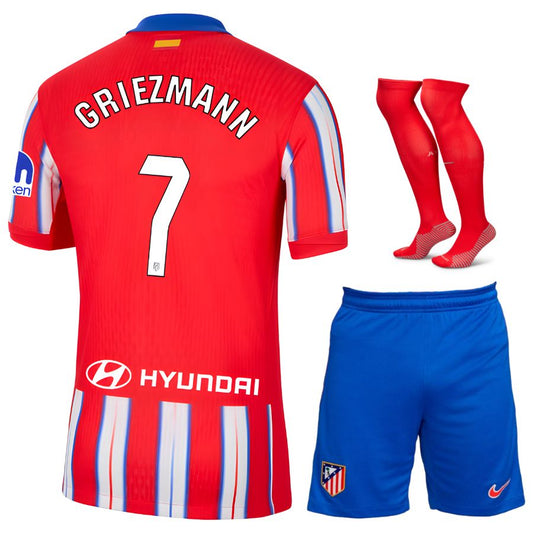 Maillot-Kit-Enfant-Atletico-Madrid-Domicile-2024-2025-Griezmann