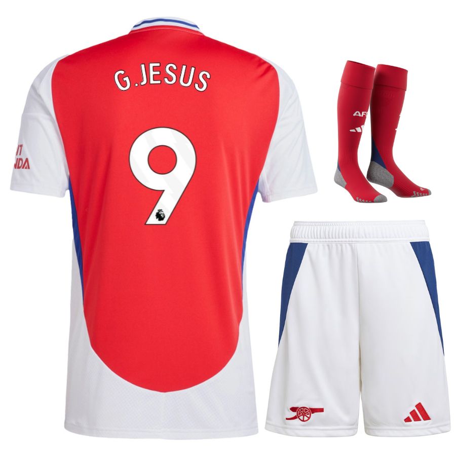 Maillot-Kit-Enfant-Domicile-Arsenal-2024-2025-Jesus