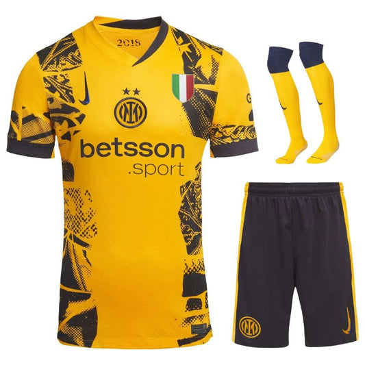 Maillot Enfant Inter Milan Third 2024 2025 Jaune