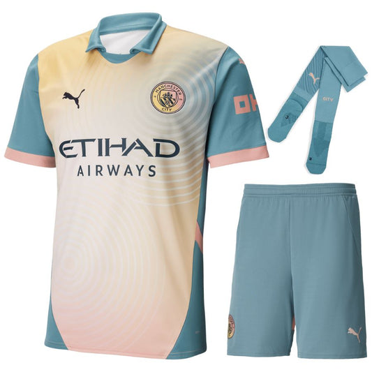 Maillot-Kit-Enfant-Manchester-City-Fourth-2024-2025