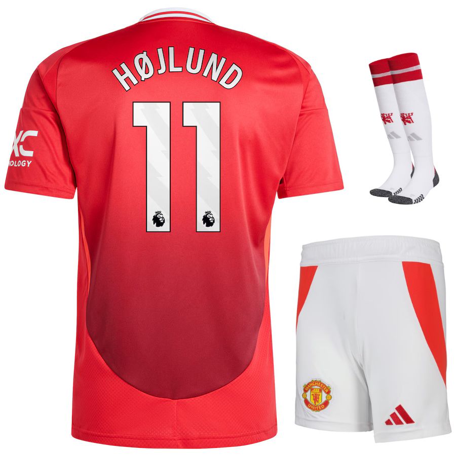 Maillot-Kit-Enfant-Manchester-United-Domicile-2024-2025-Hojlund