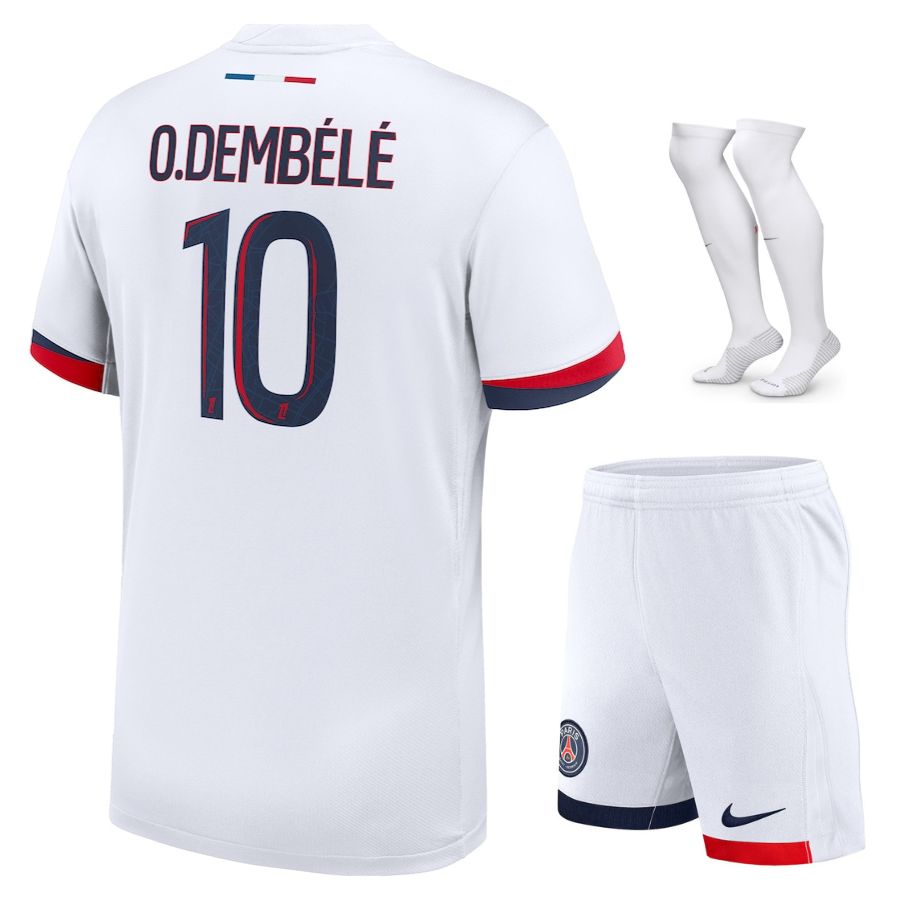 Maillot-Kit-Enfant-PSG-Exterieur-2024-2025-Dembele