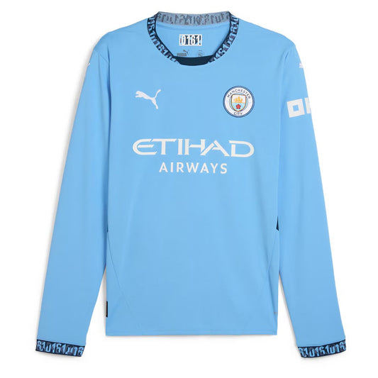 Maillot Manchester City Manches Longues Haaland Homme 2024 2025