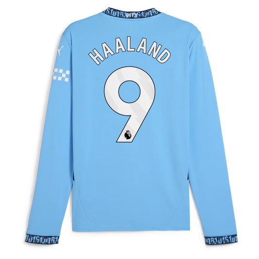 Maillot Manchester City Manches Longues Haaland Homme 2024 2025