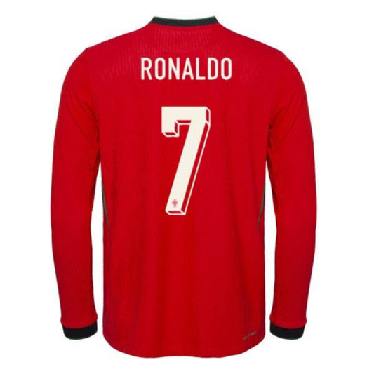 Maillot-Portugal-Ronaldo-Manches-Longues-Homme-Domicile-2024-2025-2