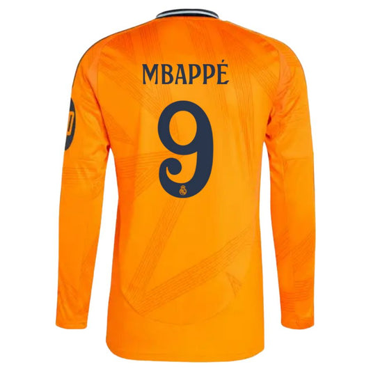 Maillot-Real-Madrid-2024-2025-Mbappe-Manches-Longues-Exterieur-2