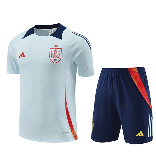 Maillot-Short-Training-Espagne-Bleu-Clair-Homme-2024-2025