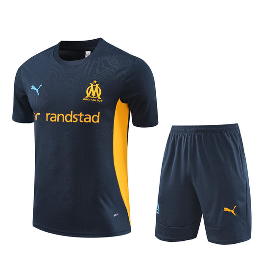 Maillot-Short-Training-Marseille-Noir-Homme-2024-2025