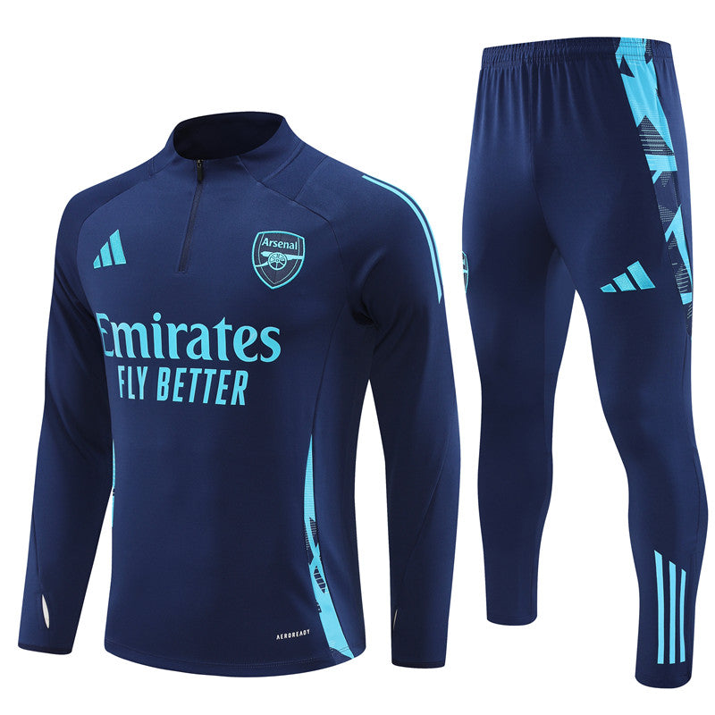 Survetement-Enfant-Arsenal-2024-2025-Bleu