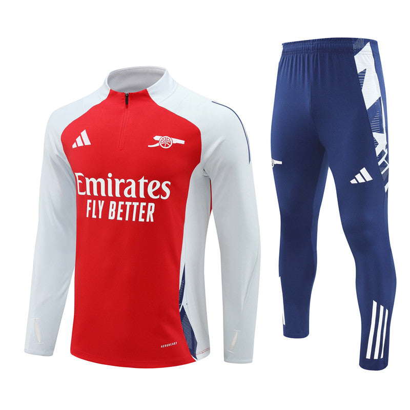 Survetement-Enfant-Arsenal-2024-2025-Rouge