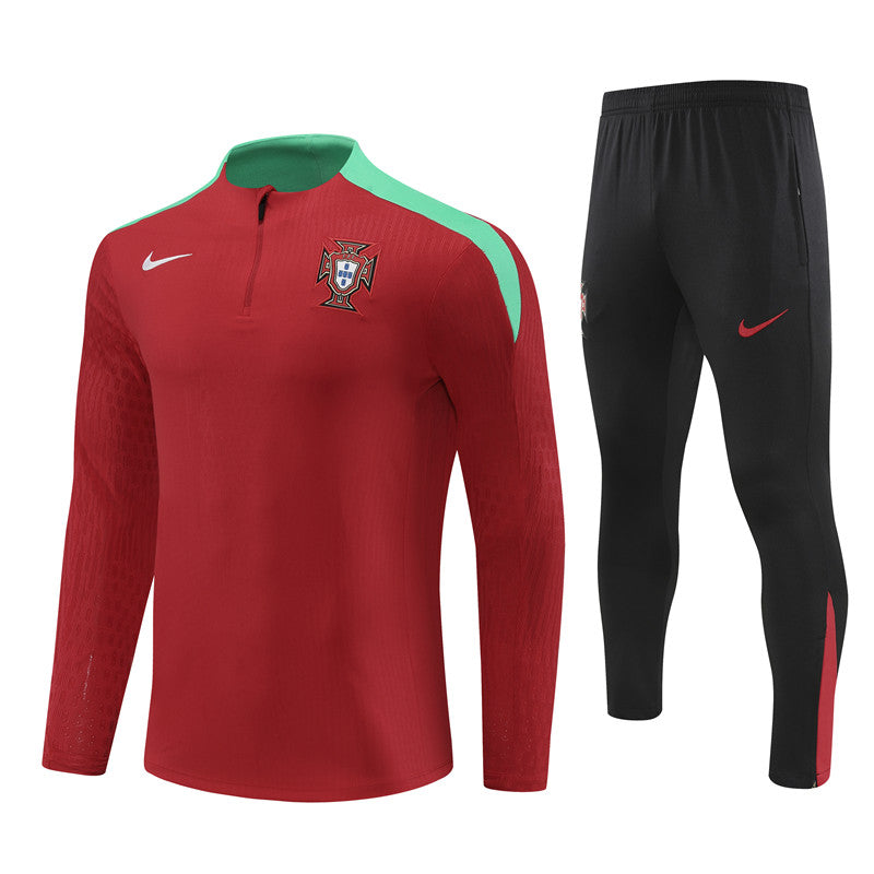 Survetement-Enfant-Portugal-Foot-2024-2025-Rouge