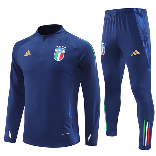 Survetement-Enfant-Training-Italie-Foot-2024-2025-Bleu