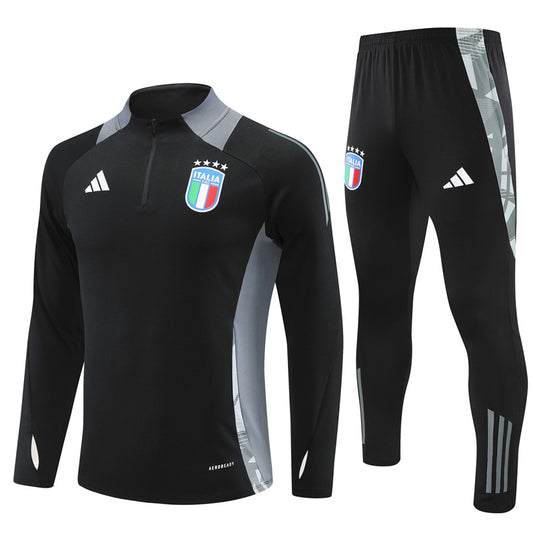 Survetement-Enfant-Training-Italie-Foot-2024-2025-Noir