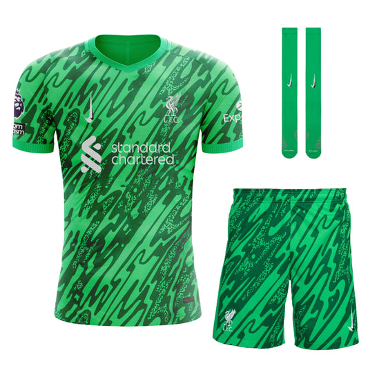 liverpool-maillot-kit-enfant-vert-2024-2025