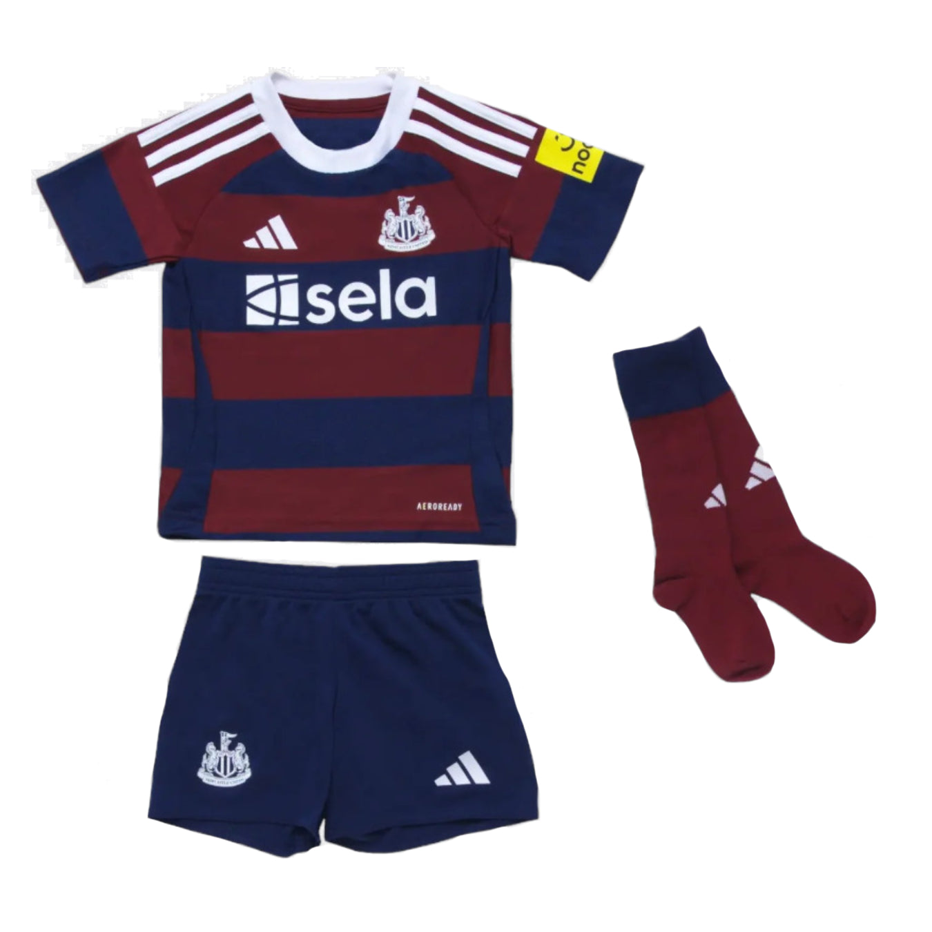 newcastle-united-maillot-kit-enfant-rouge-2024-2025